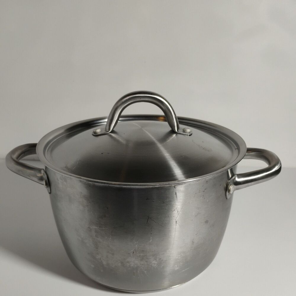 IKEA 365 Cookware 5 Qt Stockpot Stainless Dutch Oven Sauté Pot  Pan Roaster  Lid